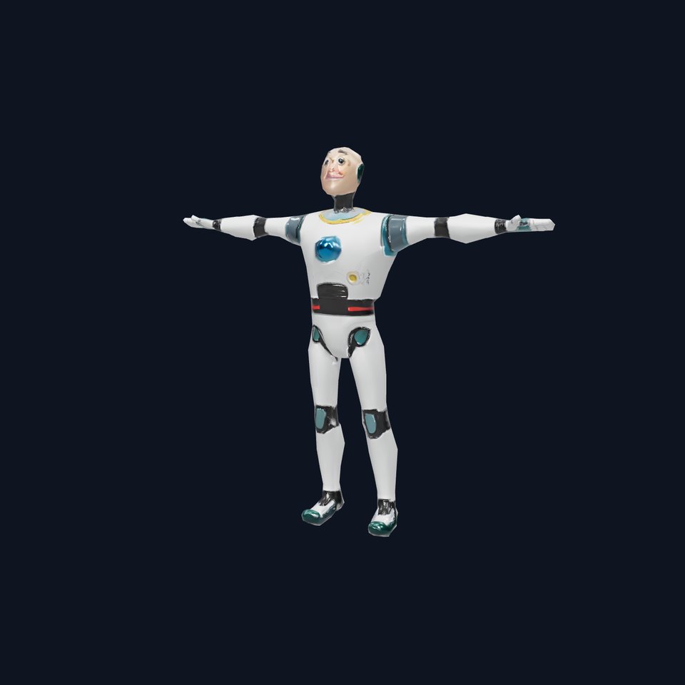 Friendly Robot Character model pack