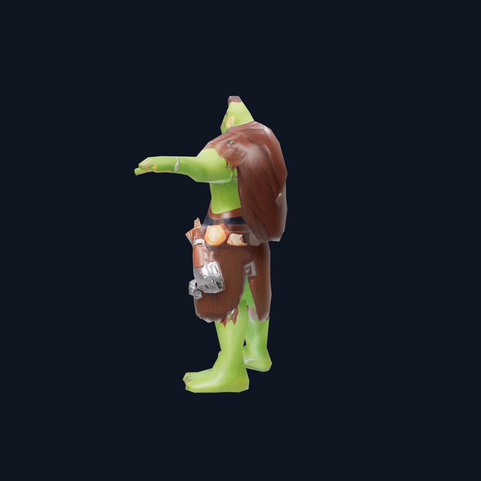 Warrior Orc Character model pack