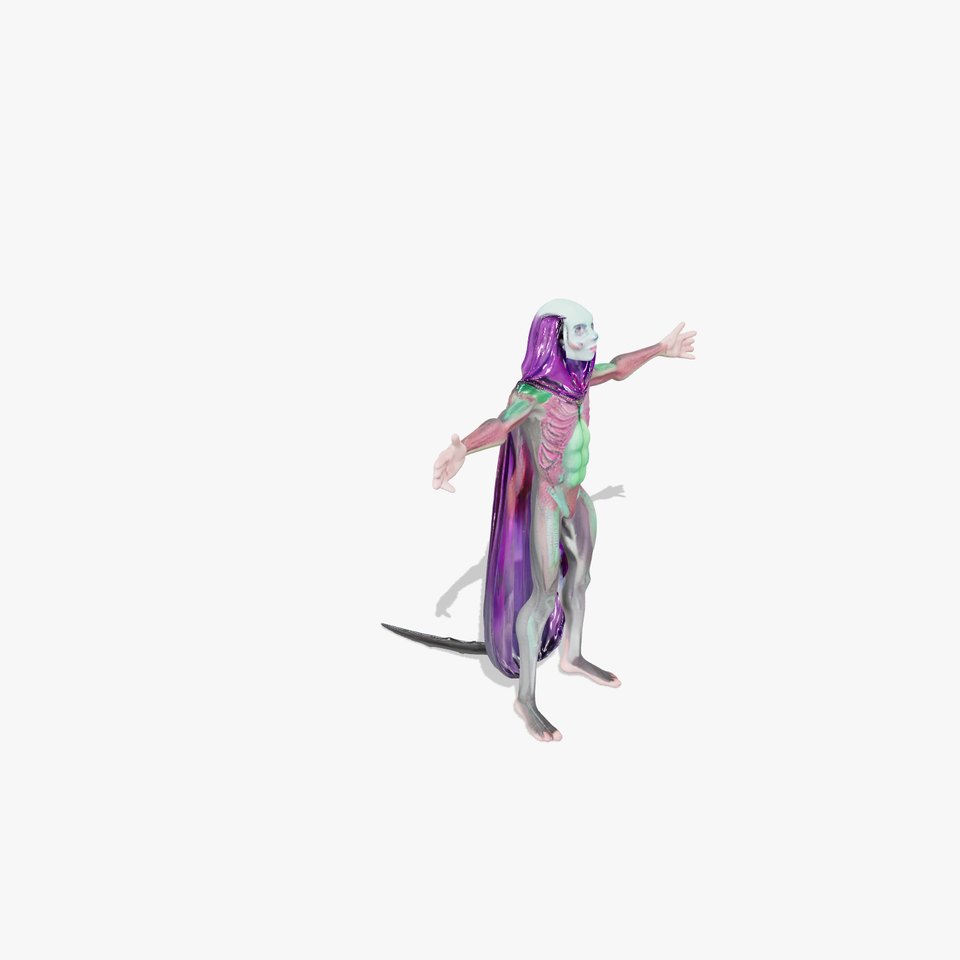 Alien Majestic Cloak model pack