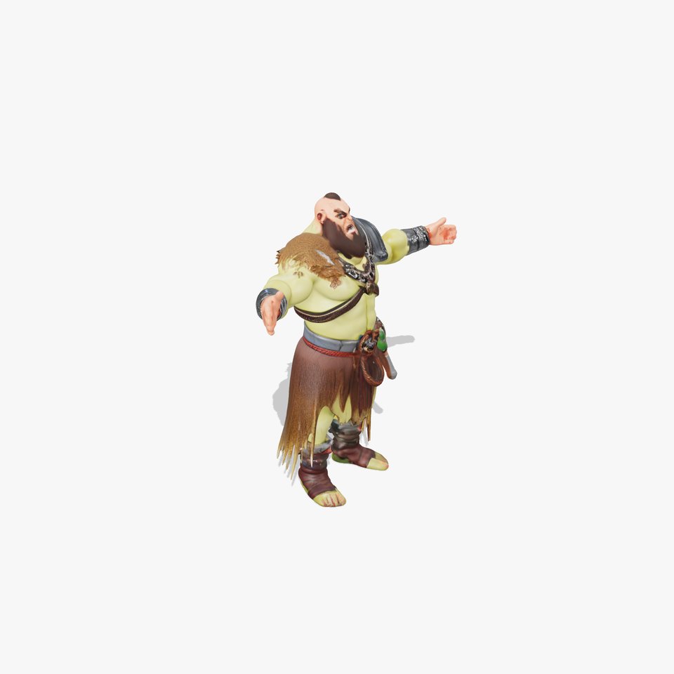 Orc Warrior Fantasy model pack