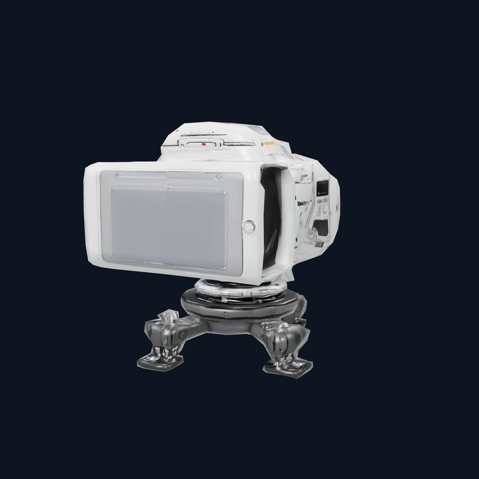 Futuristic White Camera model pack