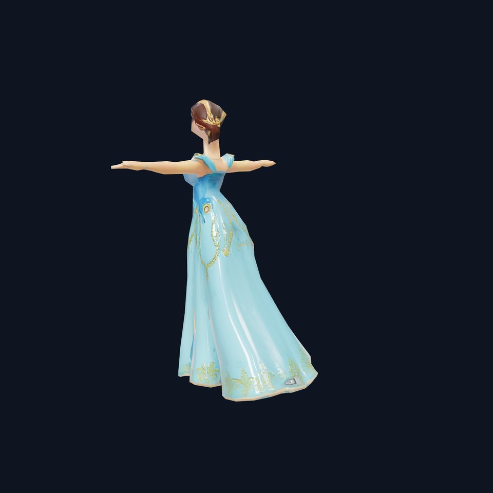 Elegant Princess Character model pack