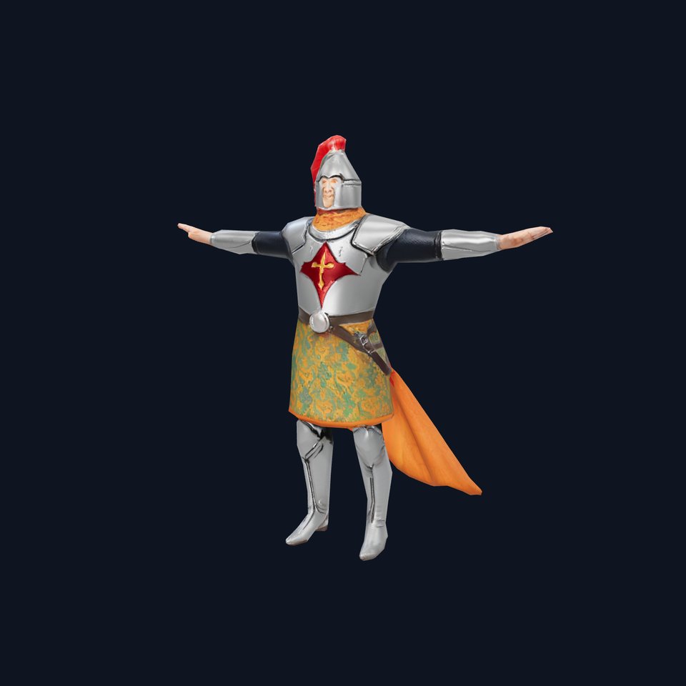 Silver Knight Armor model pack