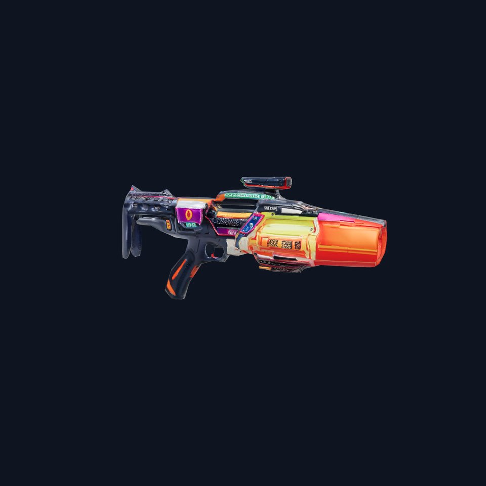 Neon Blaster model pack