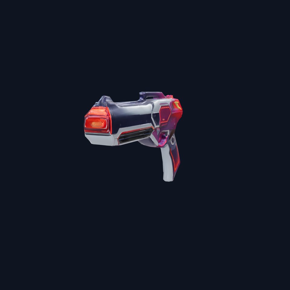 Futuristic Blaster model pack