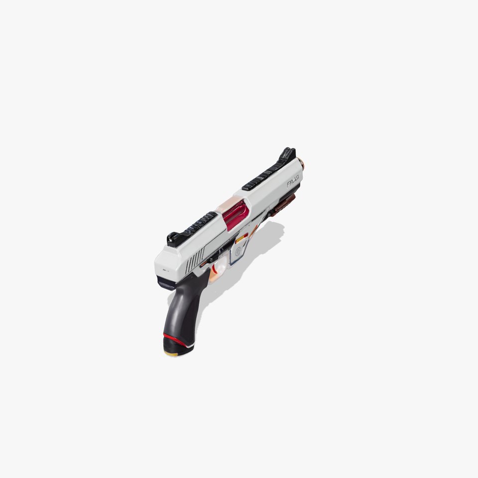Chrome Energy Pistol model pack