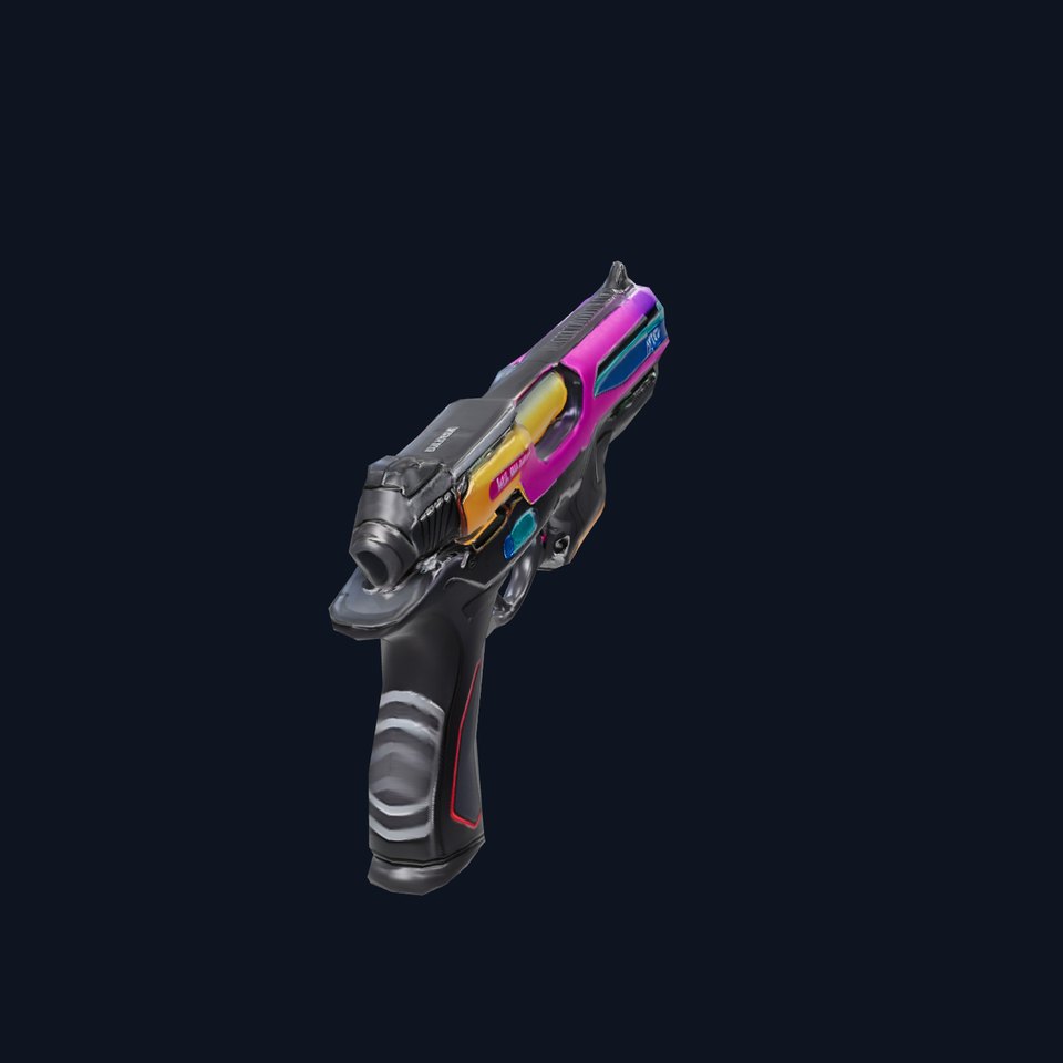 Vivid Neon Blaster model pack