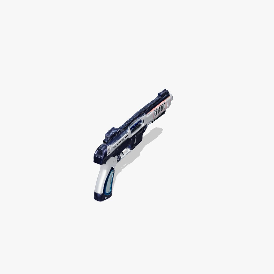 Futuristic Plasma Blaster model pack
