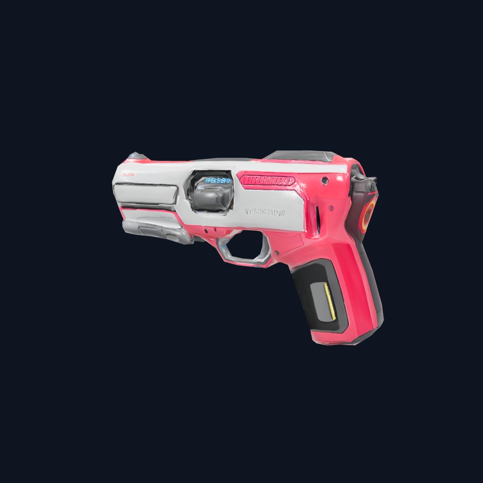 Vibrant SciFi Blaster model pack