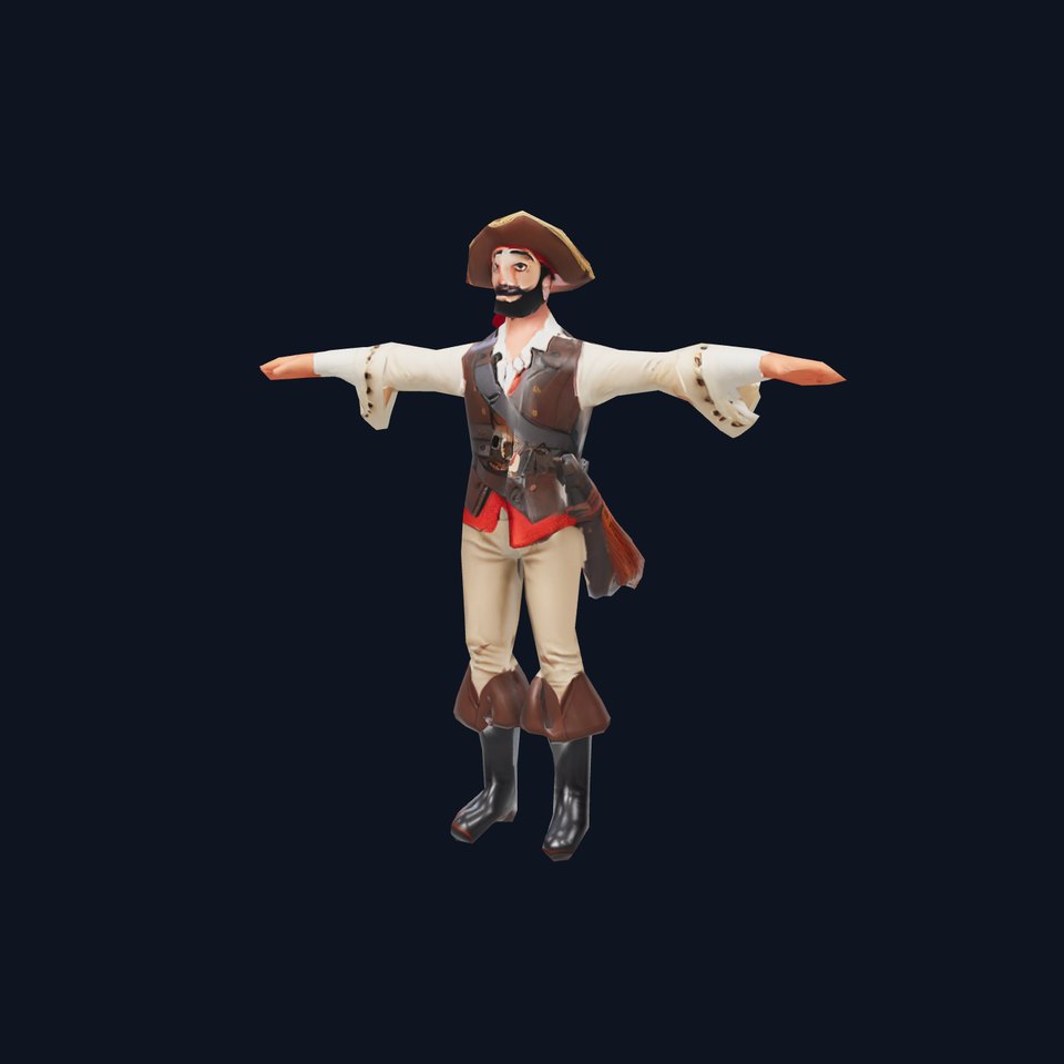 Charming Pirate model pack
