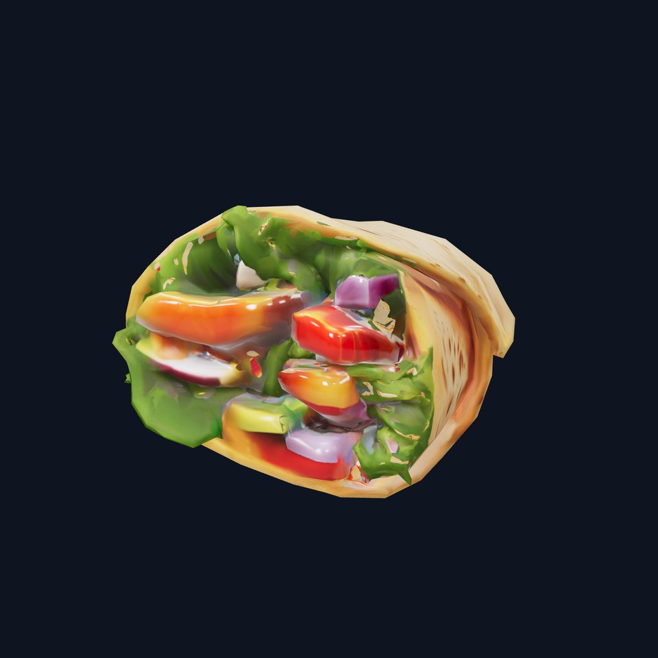 Fresh Veggie Wrap model pack