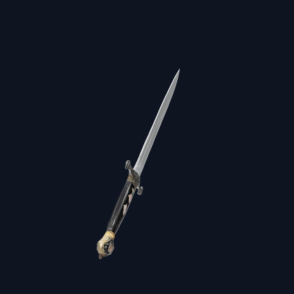 Medieval Black Sword model pack