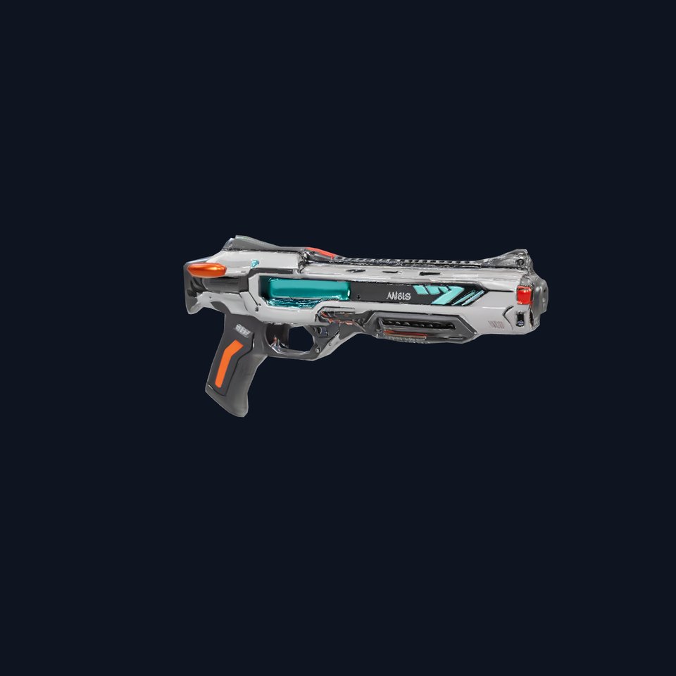 Neon Blaster SciFi model pack