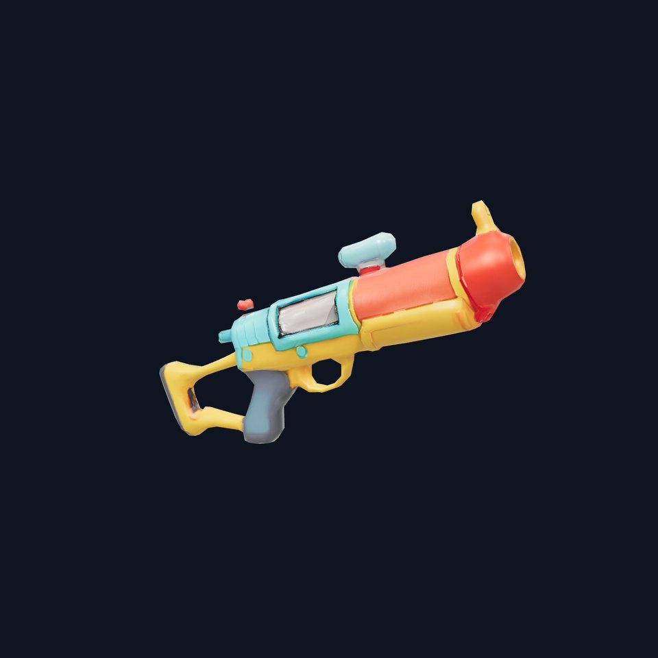 Vibrant Water Blaster model pack