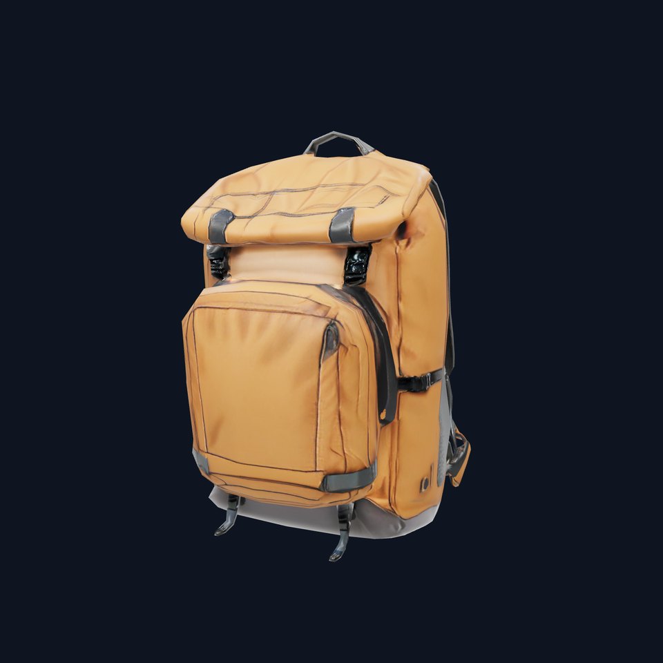 Canyon Tan Backpack model pack