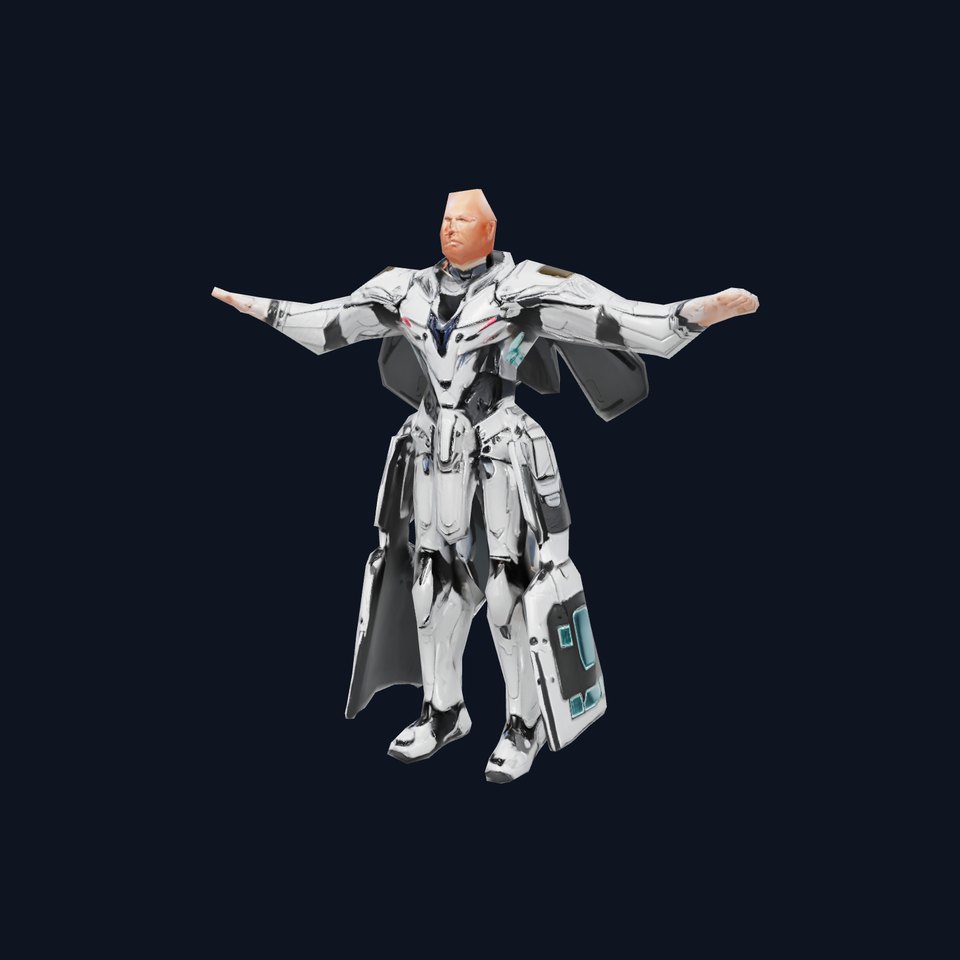 Futuristic Armor Suit model pack