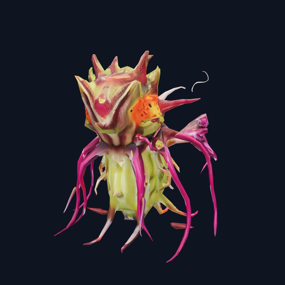 Alien Flora Burst model pack