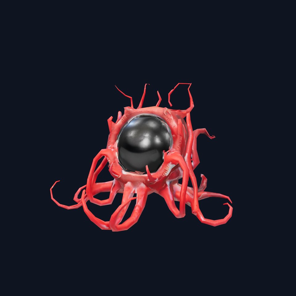 Red Tentacle Orb model pack