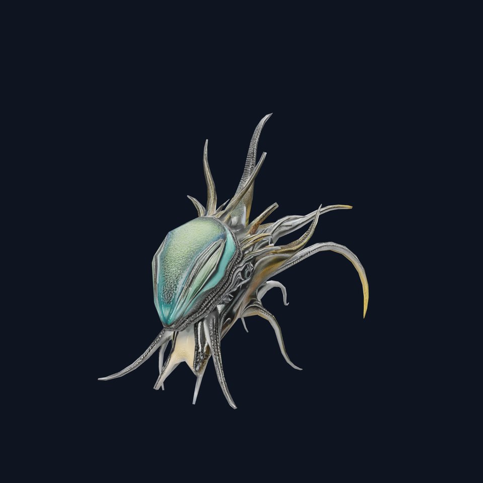 Alien Biomechanical Creature model pack