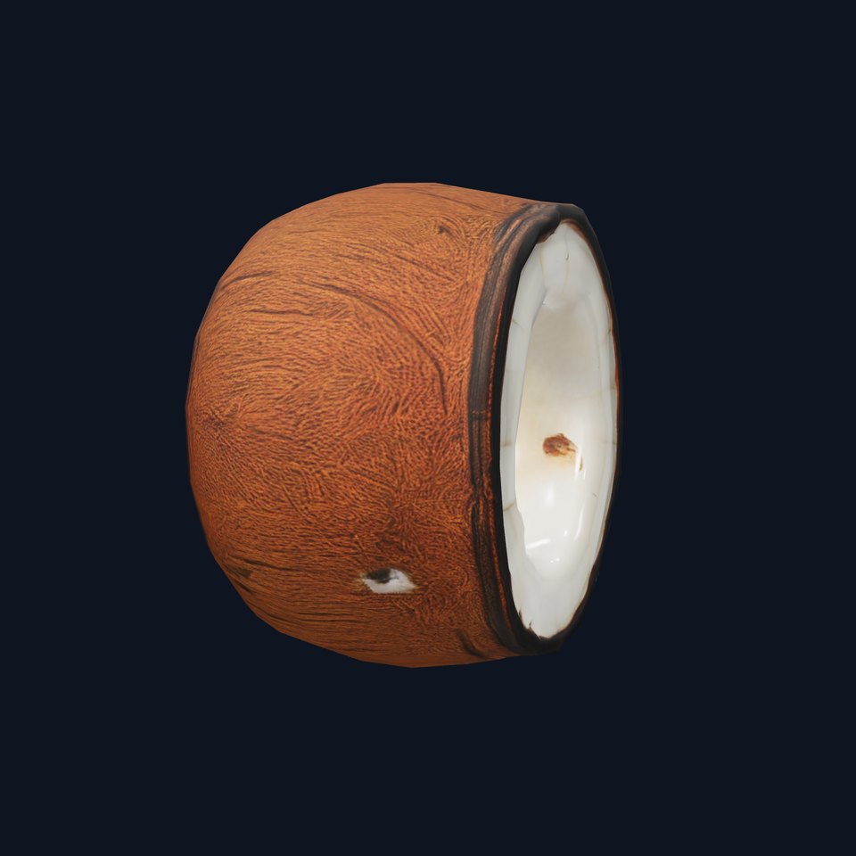 Tropical Coconut Interior model pack