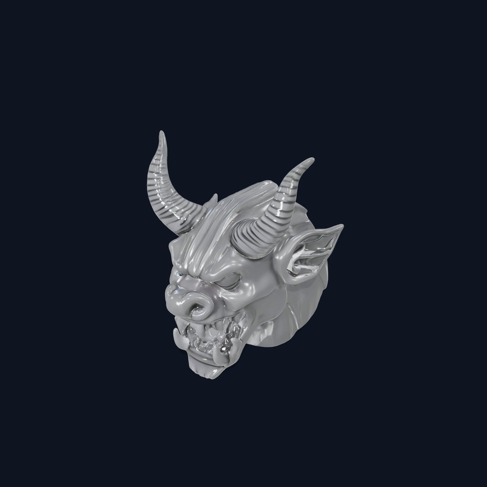 Sinister Demon Head model pack