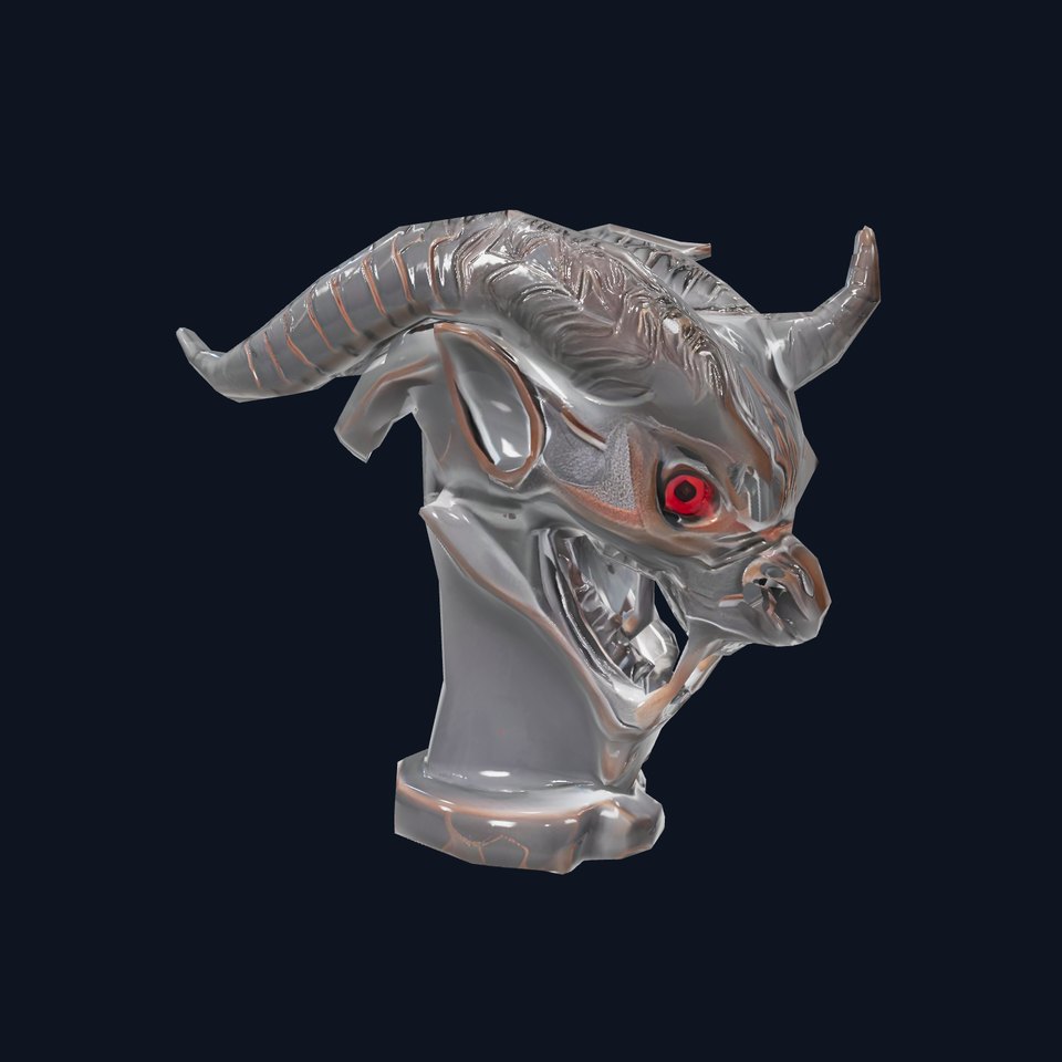 Dark Demon Bust model pack