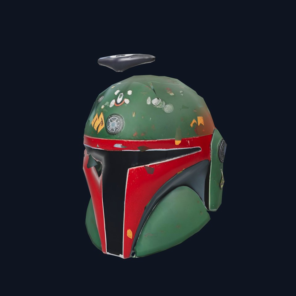 Galactic Hunter Helmet model pack