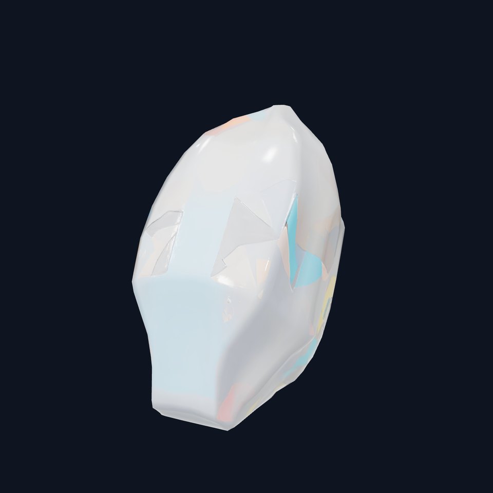 Iridescent Crystal Gem model pack