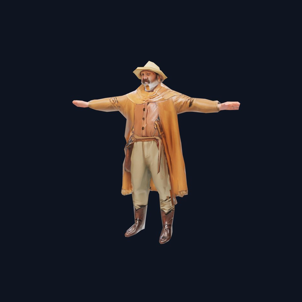 Rustic Wanderer Outfit model pack