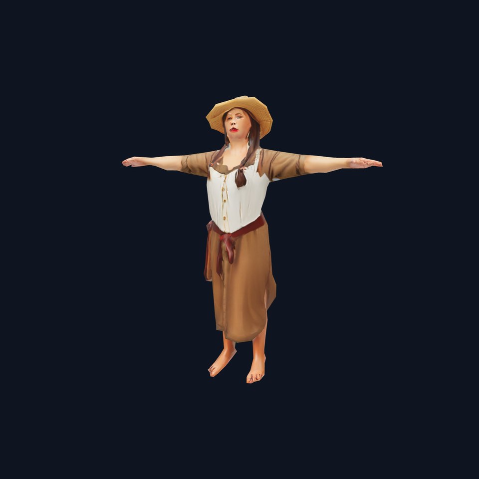 Rustic Farm Girl model pack