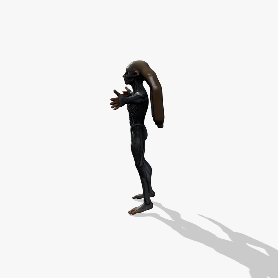 Elder Alien Character model pack