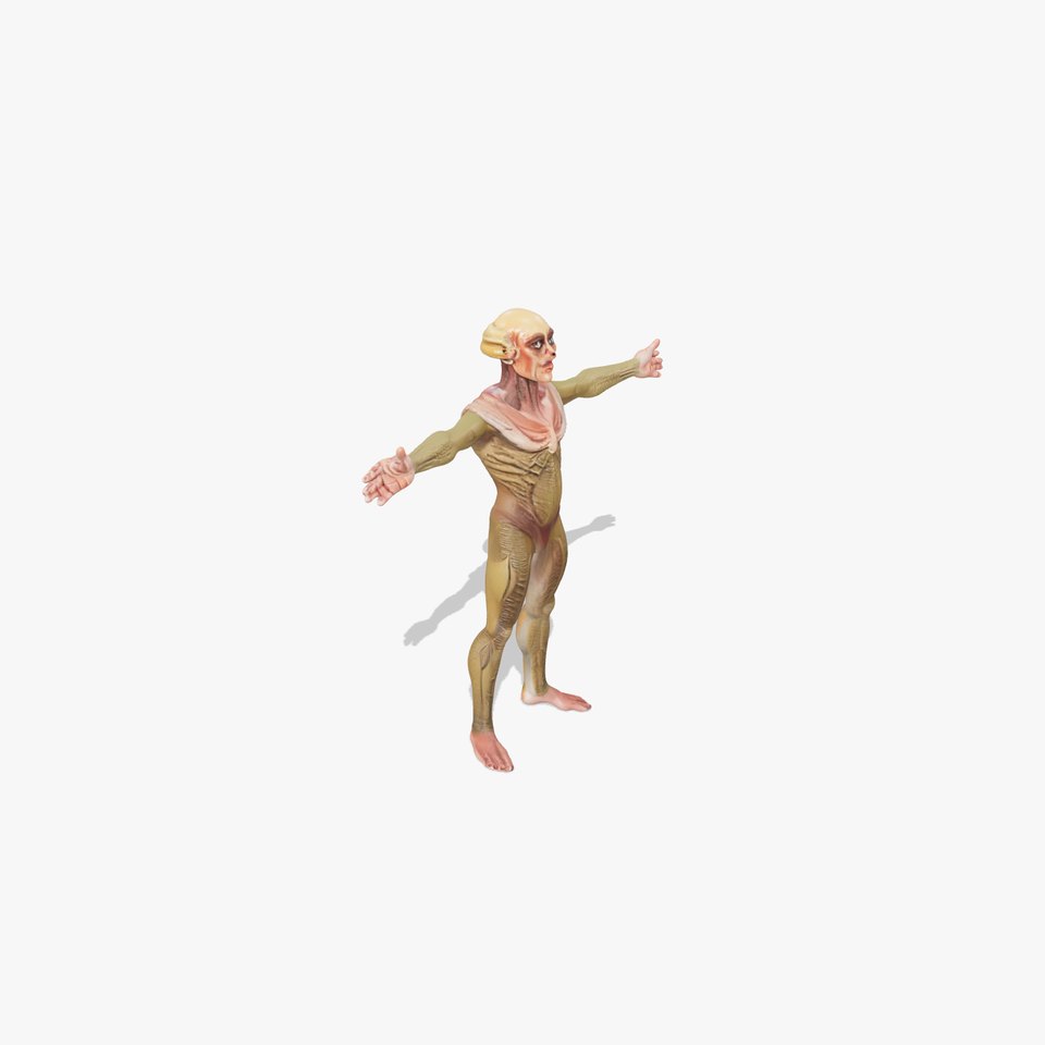Detailed Alien Creature model pack