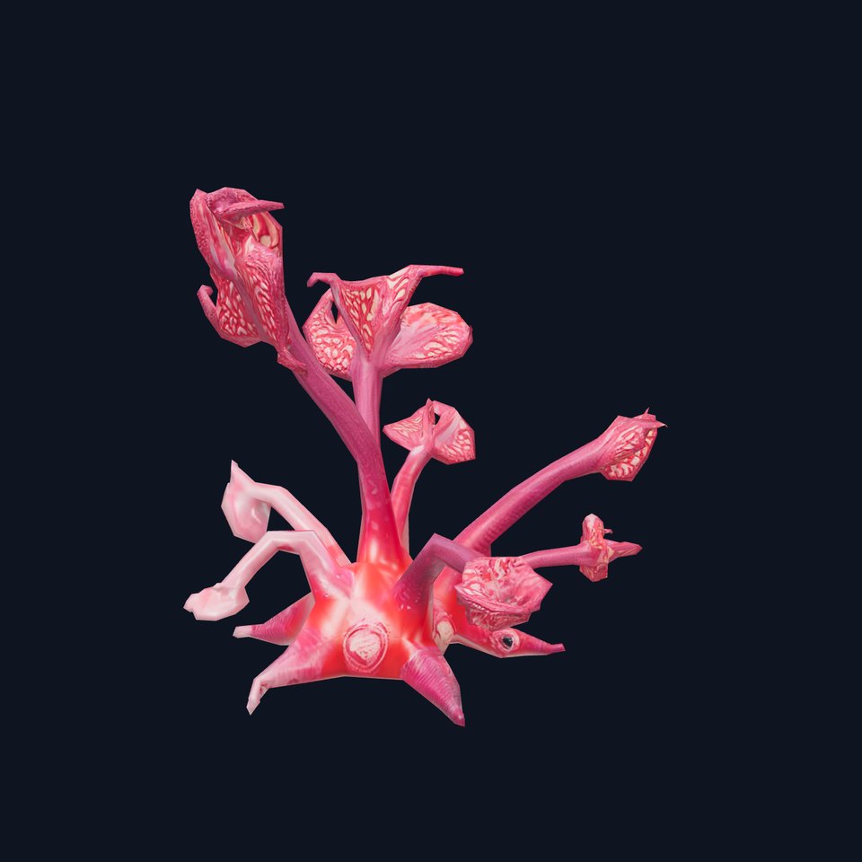 Mystical Pink Flora model pack