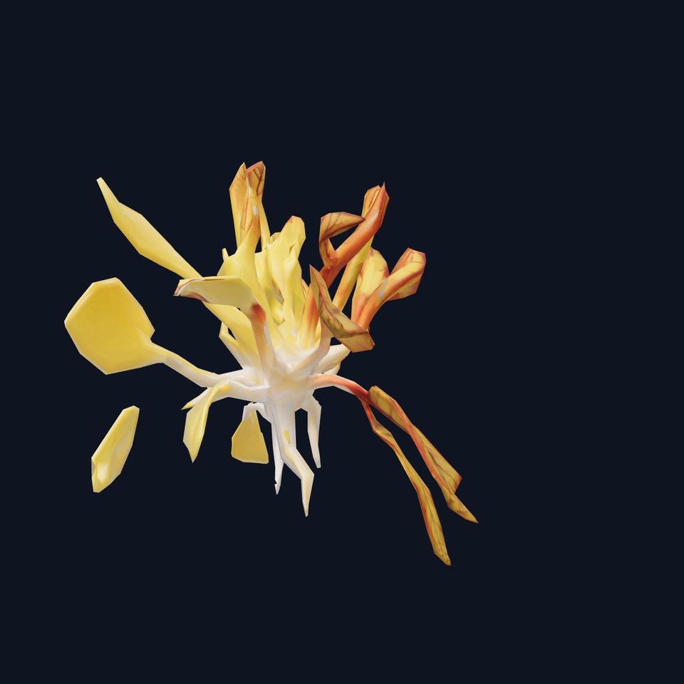 Radiant Yellow Leaf Model Pack