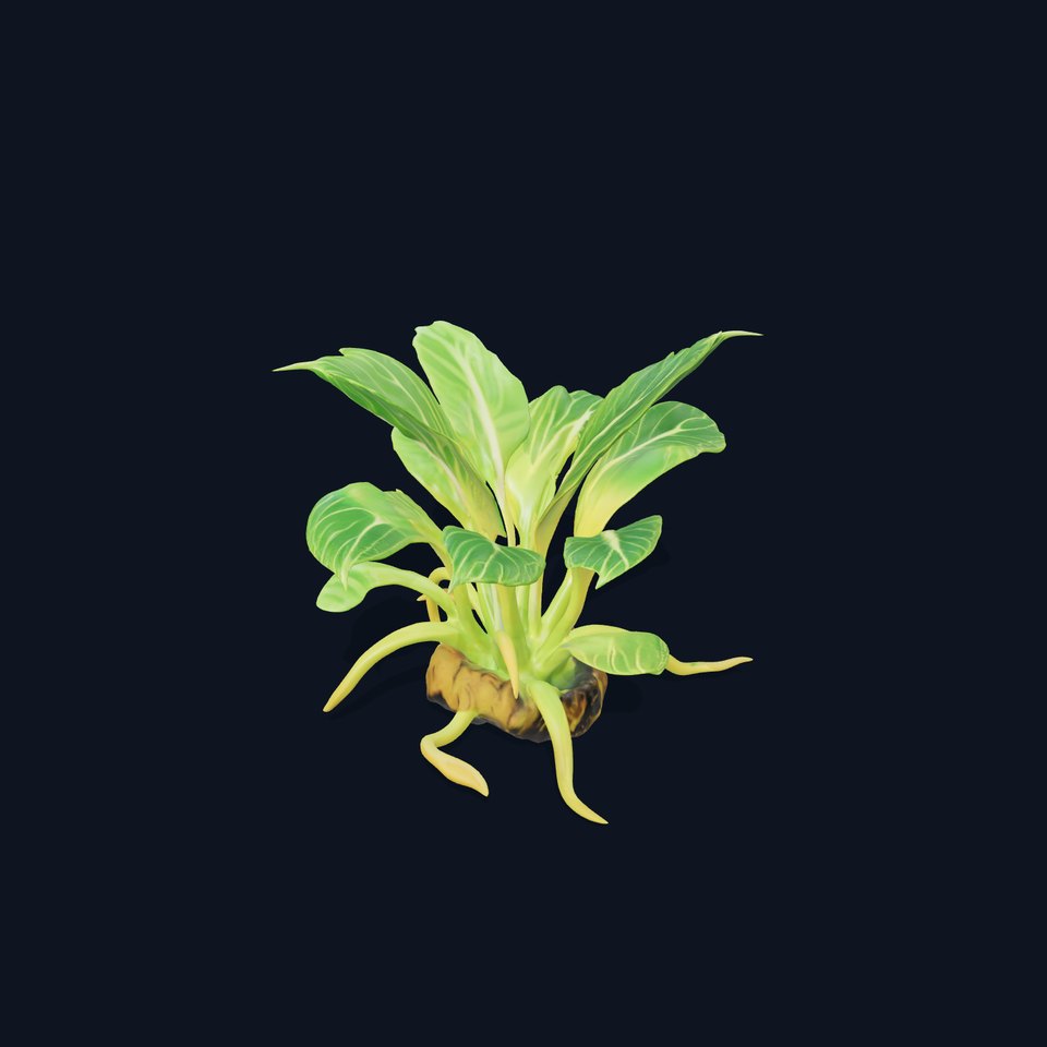 Luminous Green Plant model pack