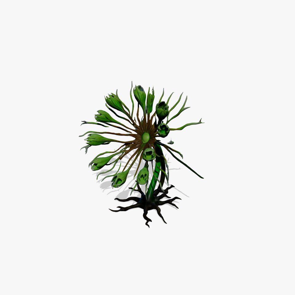 Fantasy Green Plant model pack