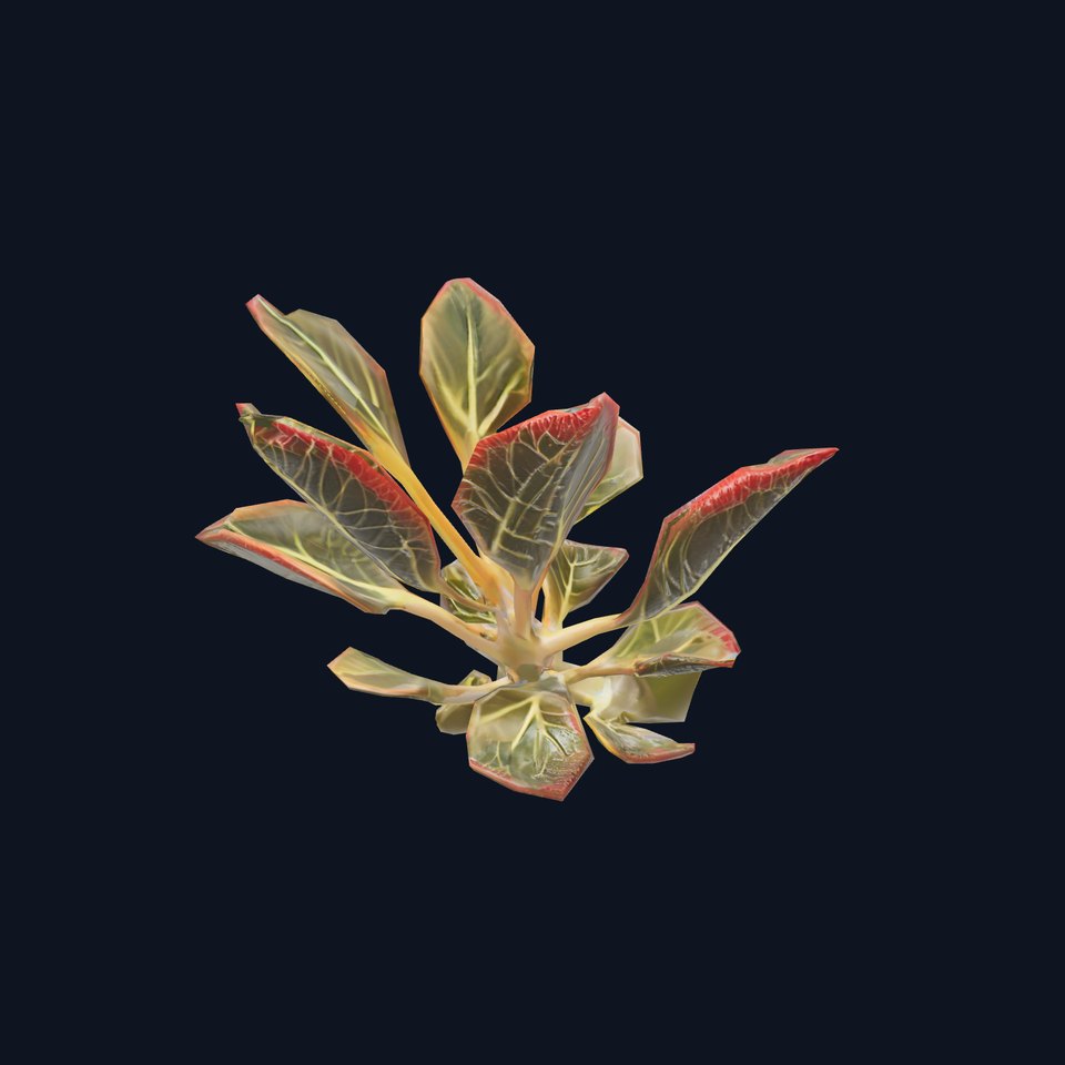 Vibrant Tropical Foliage model pack