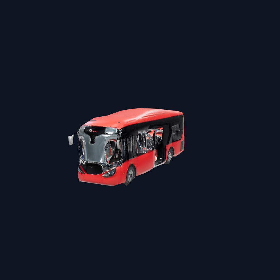 Urban Red Bus model pack