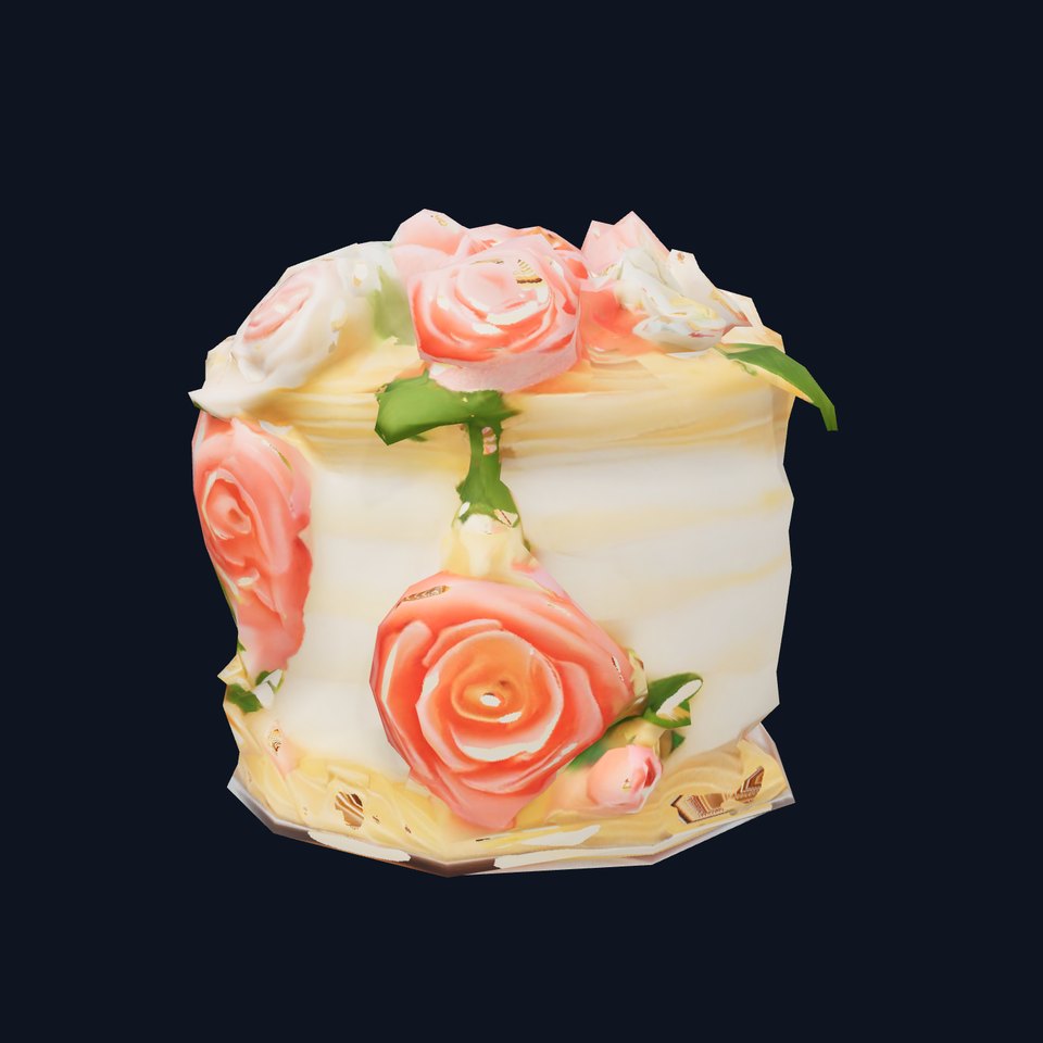 Floral Cake Design model pack