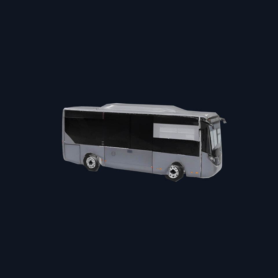 Gray Urban Bus model pack