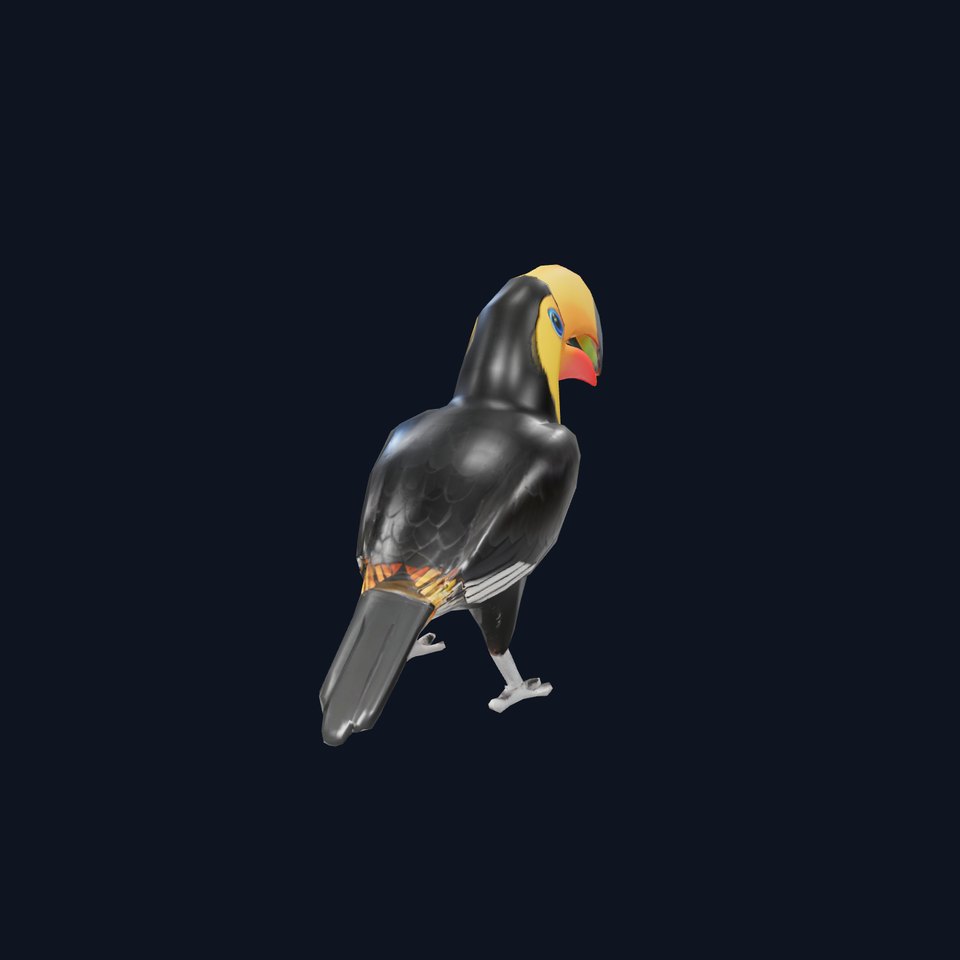 Vibrant Toucan Bird model pack
