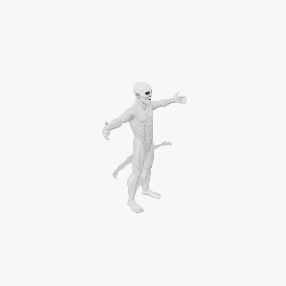 Futuristic Alien Creature model pack