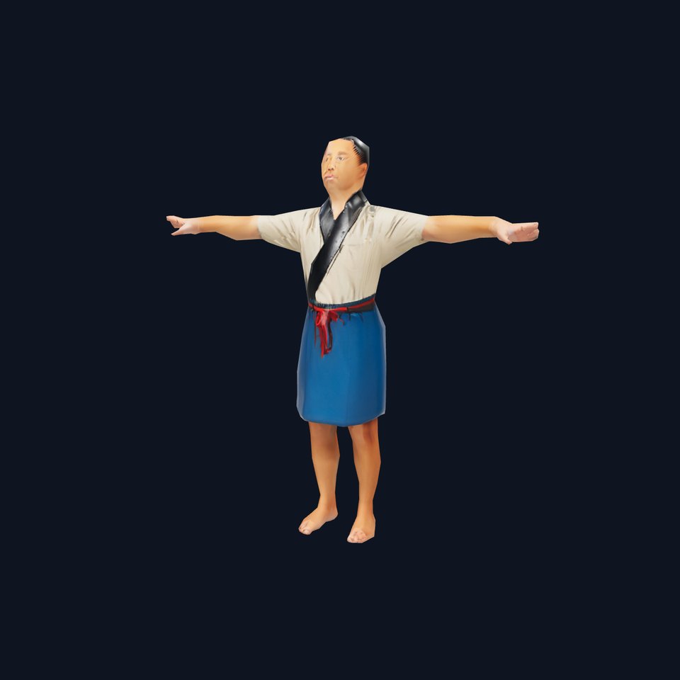 Traditional Asian Attire model pack