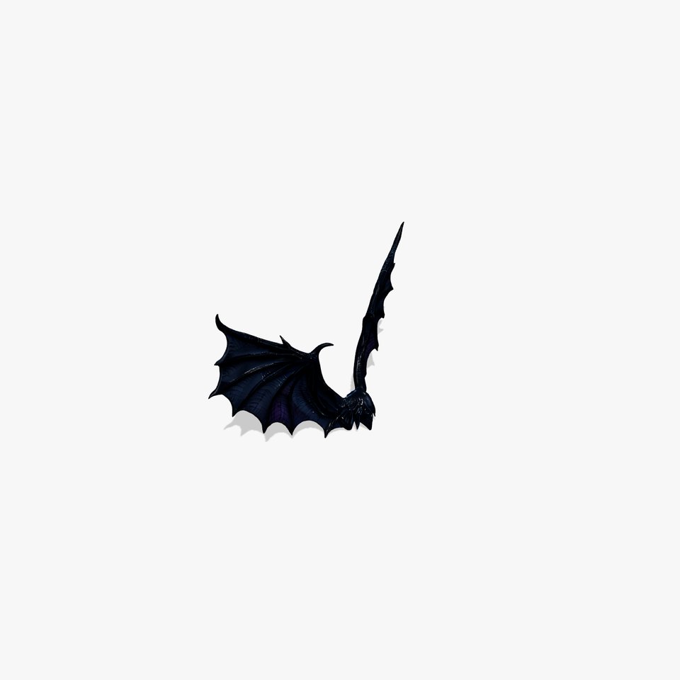 Gothic Dragon Wings model pack