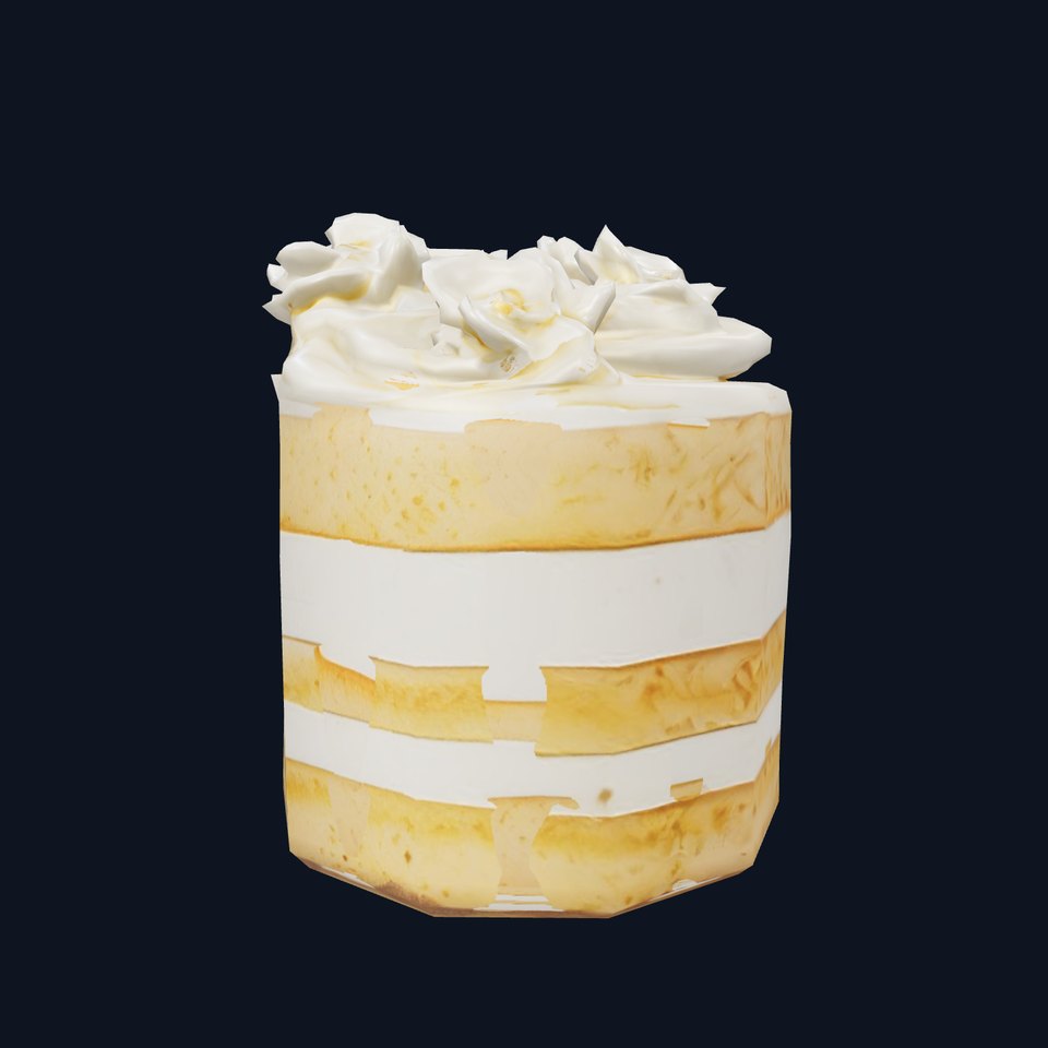 Elegant Floral Cake model pack