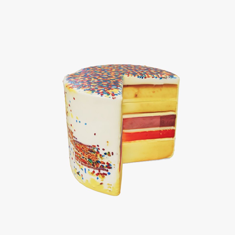 Rainbow Sprinkle Cake model pack