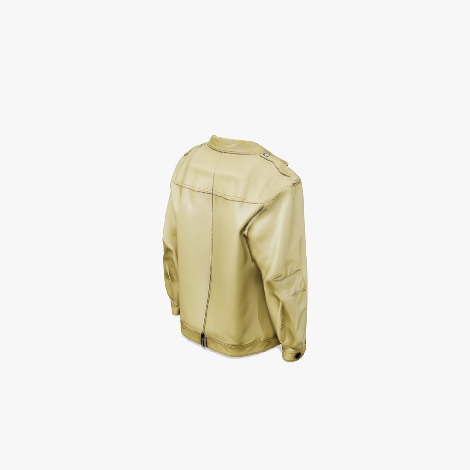 Olive Military Jacket model pack
