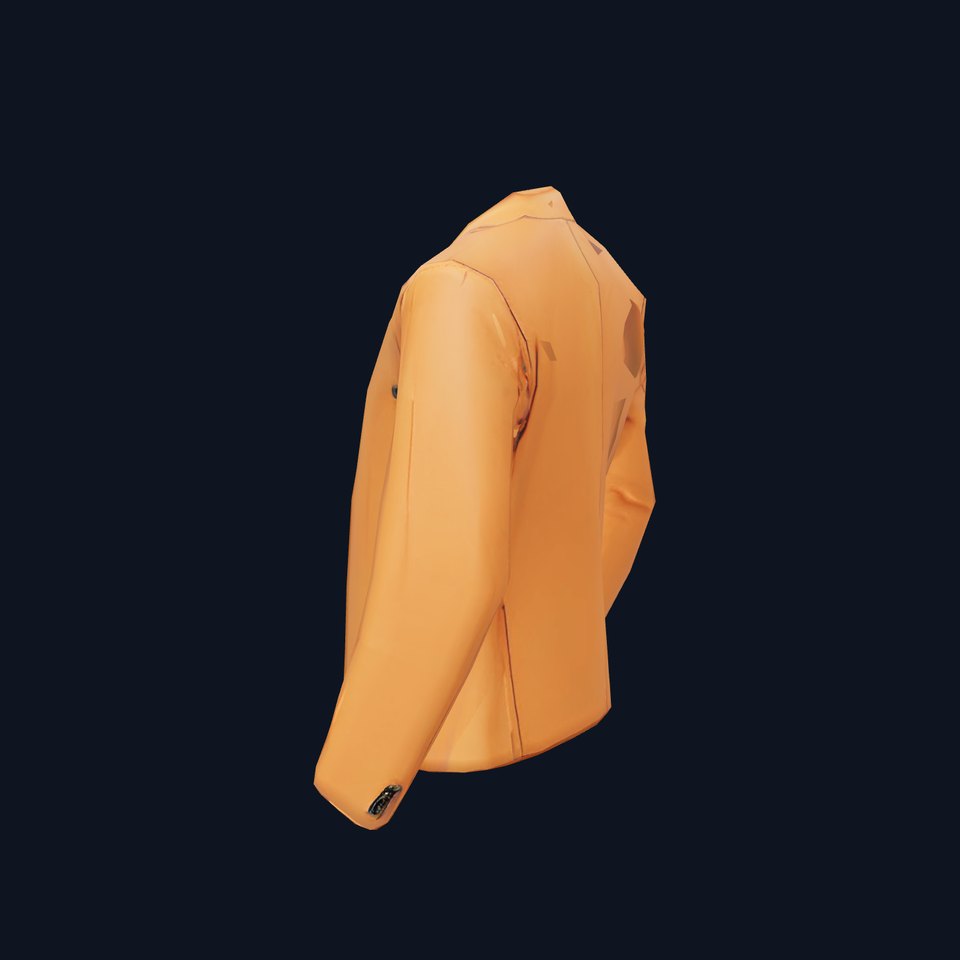 Elegant Tan Blazer model pack