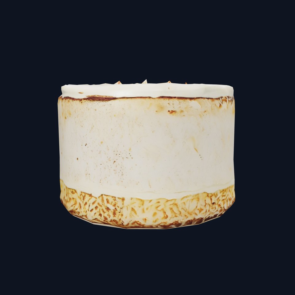 Coconut Vanilla Cake model pack