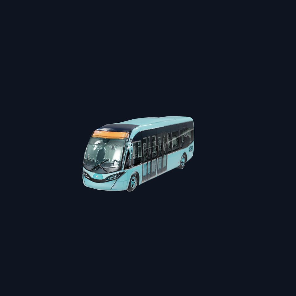 Teal City Bus model pack